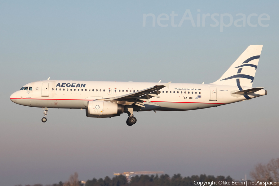 Aegean Airlines Airbus A320-232 (SX-DVI) | Photo 137480