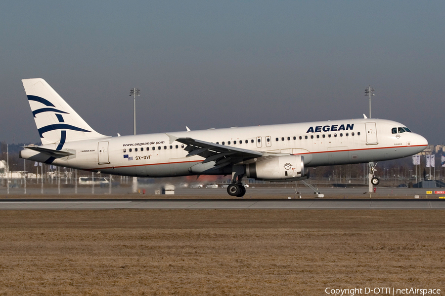 Aegean Airlines Airbus A320-232 (SX-DVI) | Photo 140824