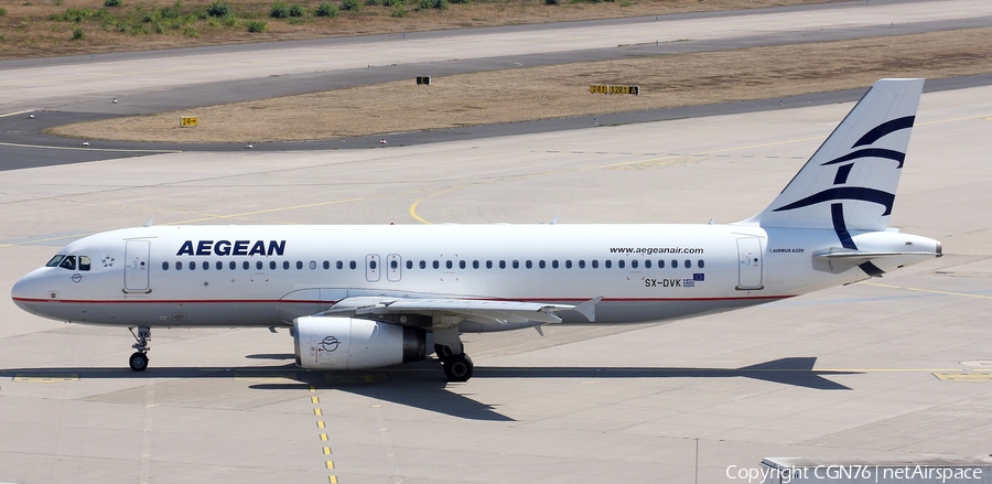 Aegean Airlines Airbus A320-232 (SX-DVK) | Photo 520681