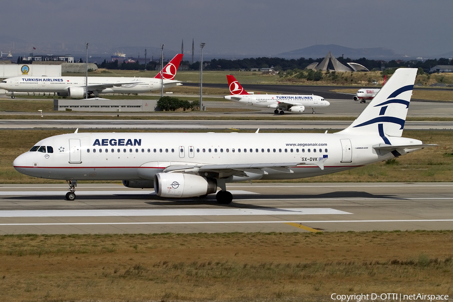 Aegean Airlines Airbus A320-232 (SX-DVK) | Photo 140826
