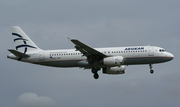 Aegean Airlines Airbus A320-232 (SX-DVK) at  London - Heathrow, United Kingdom