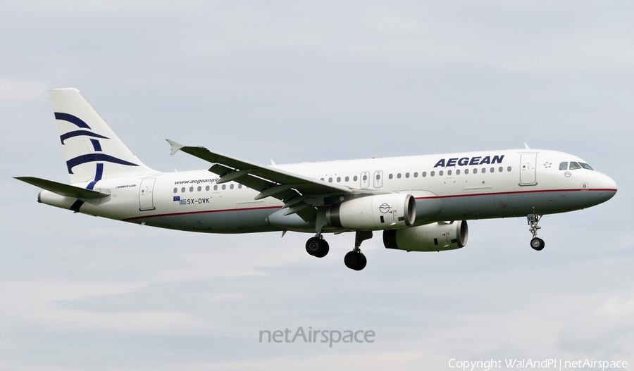 Aegean Airlines Airbus A320-232 (SX-DVK) | Photo 447688