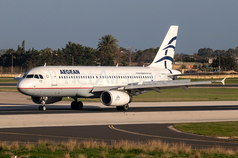 Aegean Airlines Airbus A320-232 (SX-DVL) at  Luqa - Malta International, Malta