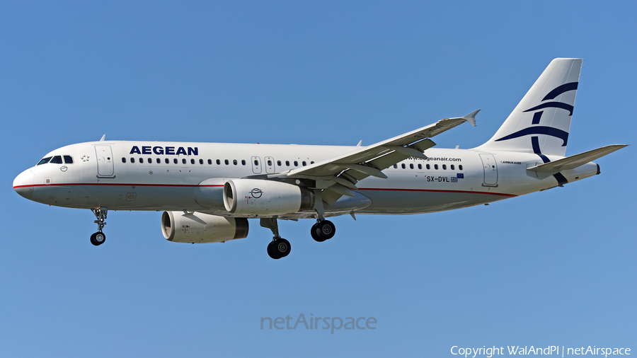 Aegean Airlines Airbus A320-232 (SX-DVL) | Photo 454545