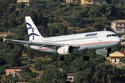 Aegean Airlines Airbus A320-232 (SX-DVM) at  Corfu - International, Greece