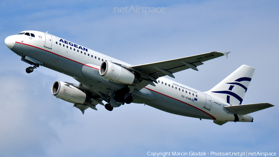 Aegean Airlines Airbus A320-232 (SX-DVM) | Photo 394463