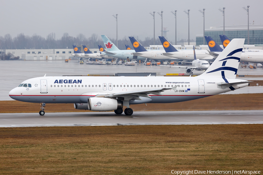 Aegean Airlines Airbus A320-232 (SX-DVM) | Photo 226757