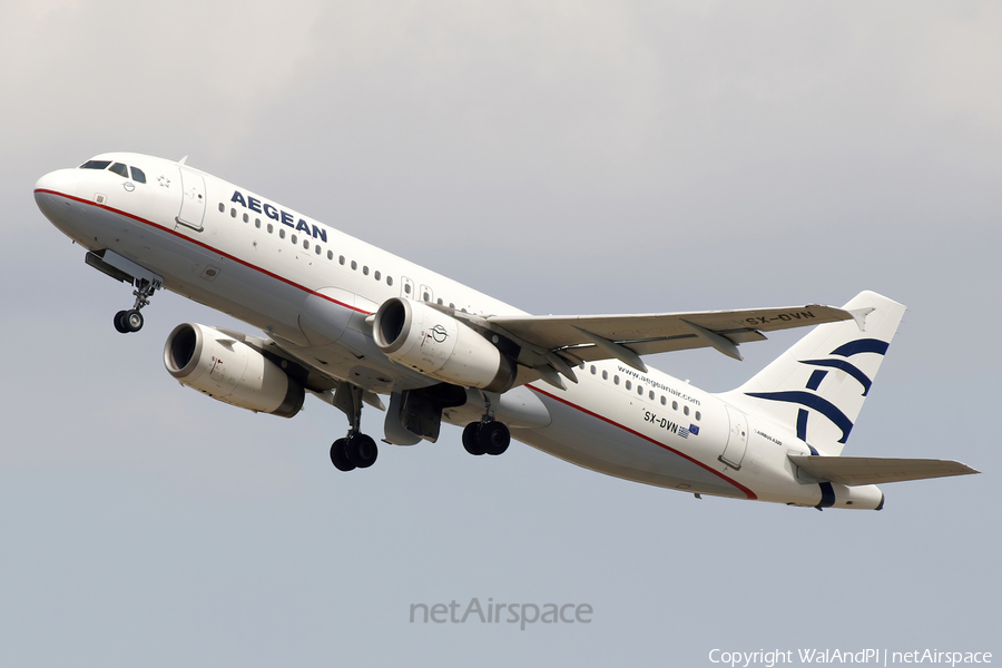 Aegean Airlines Airbus A320-232 (SX-DVN) | Photo 522381