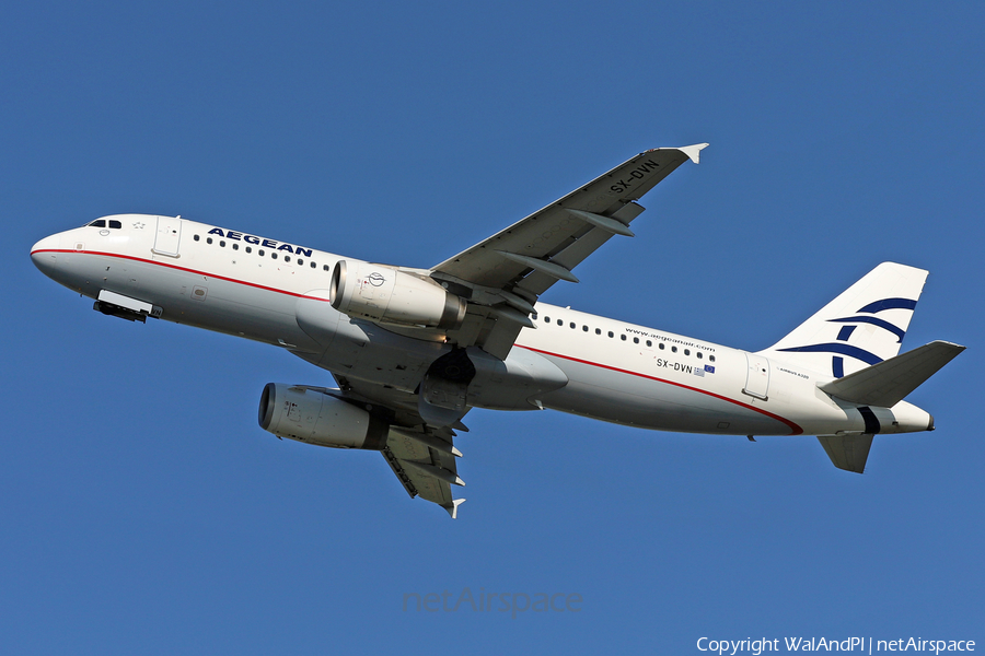 Aegean Airlines Airbus A320-232 (SX-DVN) | Photo 459669