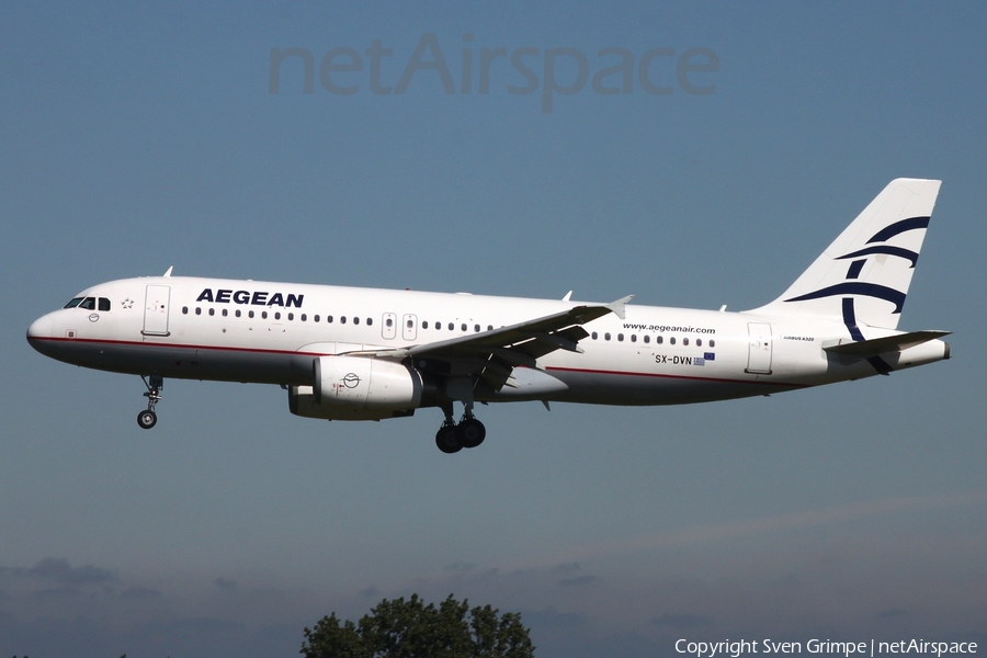 Aegean Airlines Airbus A320-232 (SX-DVN) | Photo 513948