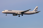 Aegean Airlines Airbus A321-231 (SX-DVO) at  Amsterdam - Schiphol, Netherlands