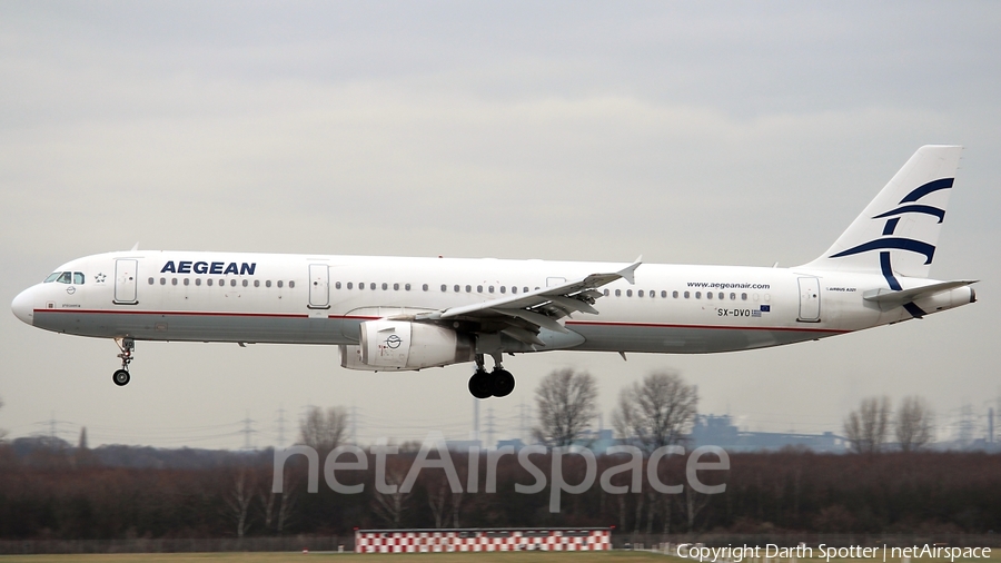 Aegean Airlines Airbus A321-231 (SX-DVO) | Photo 208108