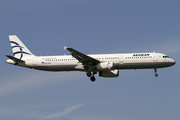 Aegean Airlines Airbus A321-231 (SX-DVO) at  London - Heathrow, United Kingdom