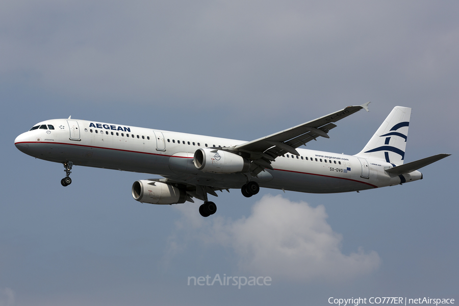 Aegean Airlines Airbus A321-231 (SX-DVO) | Photo 395775