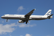 Aegean Airlines Airbus A321-231 (SX-DVO) at  London - Heathrow, United Kingdom