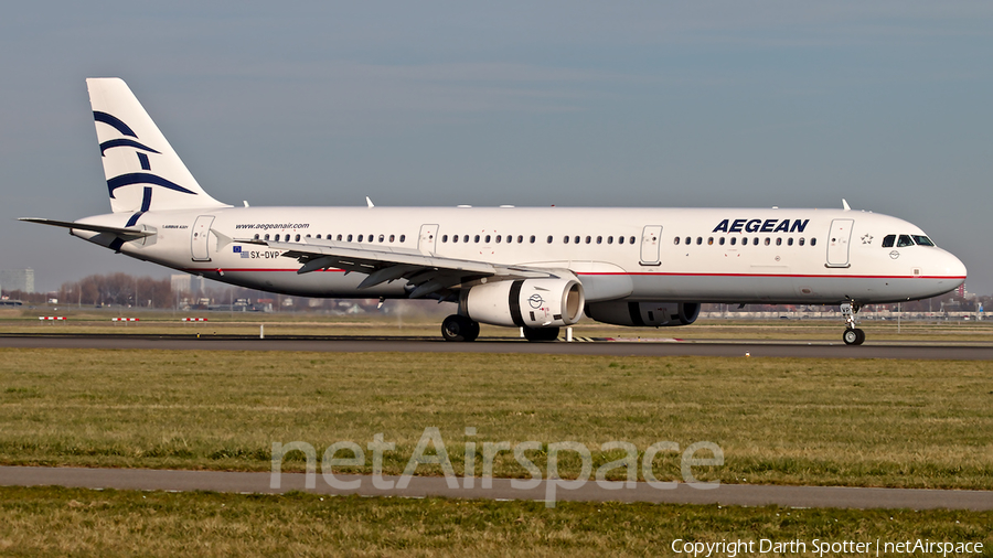 Aegean Airlines Airbus A321-232 (SX-DVP) | Photo 359082