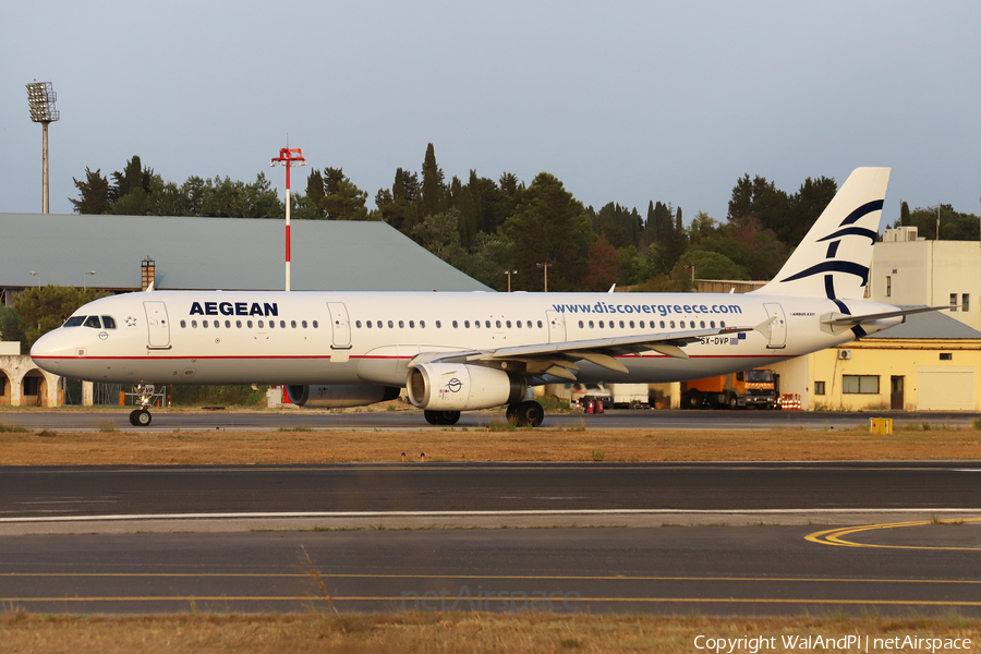 Aegean Airlines Airbus A321-232 (SX-DVP) | Photo 461721