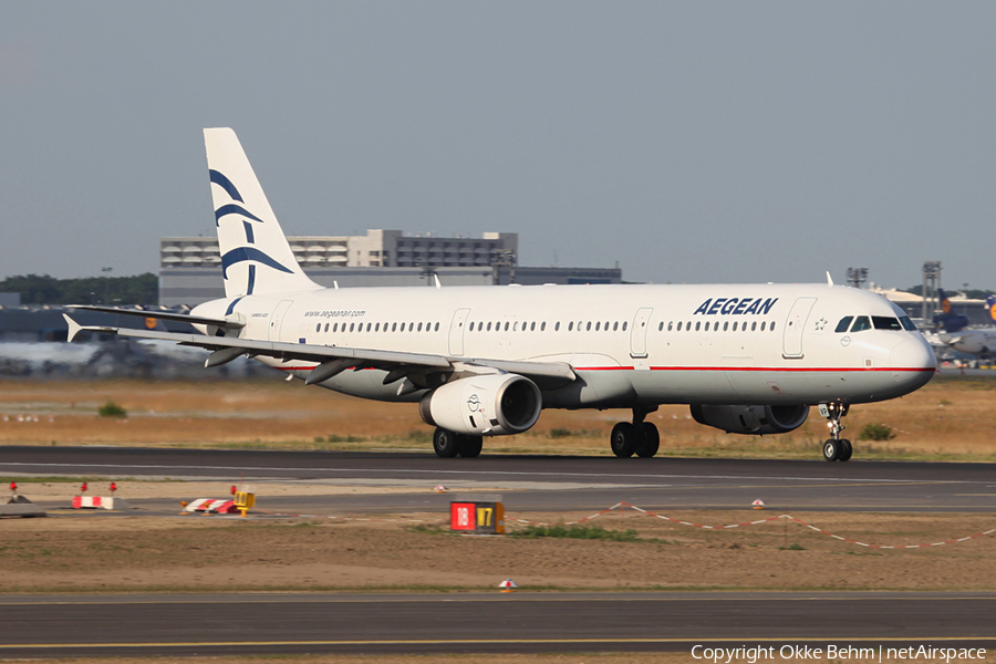 Aegean Airlines Airbus A321-232 (SX-DVP) | Photo 29347