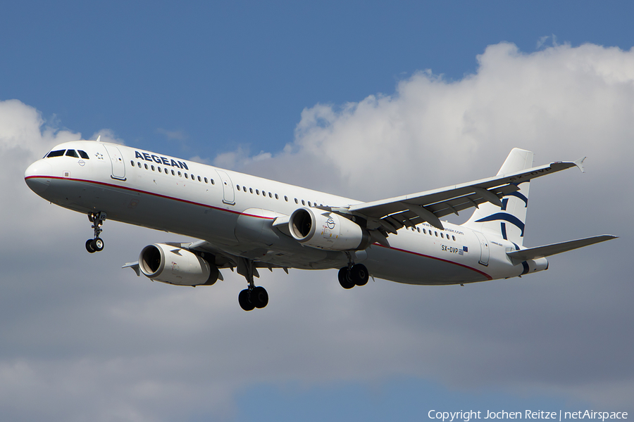 Aegean Airlines Airbus A321-232 (SX-DVP) | Photo 112580