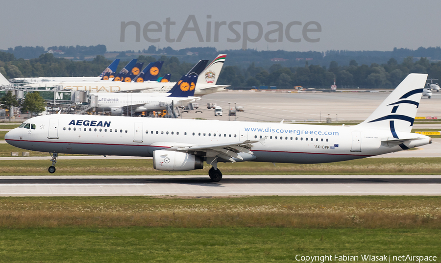 Aegean Airlines Airbus A321-232 (SX-DVP) | Photo 253353