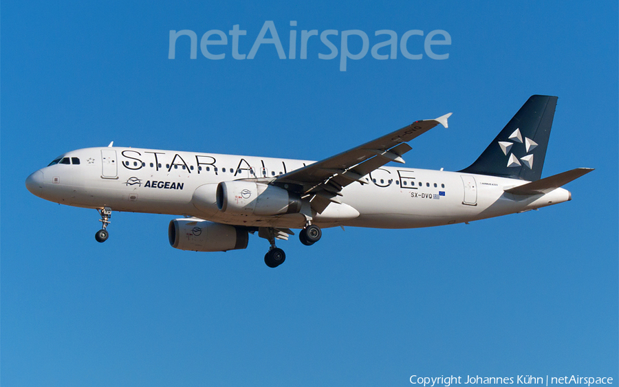 Aegean Airlines Airbus A320-232 (SX-DVQ) | Photo 201480