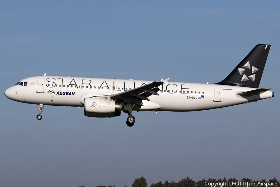 Aegean Airlines Airbus A320-232 (SX-DVQ) | Photo 530282