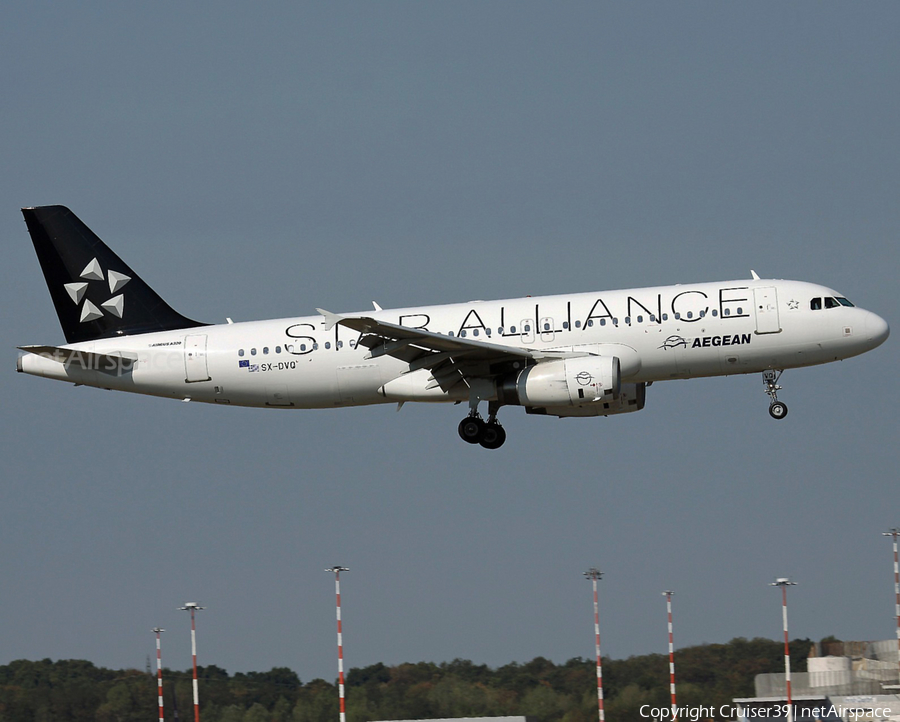 Aegean Airlines Airbus A320-232 (SX-DVQ) | Photo 537319