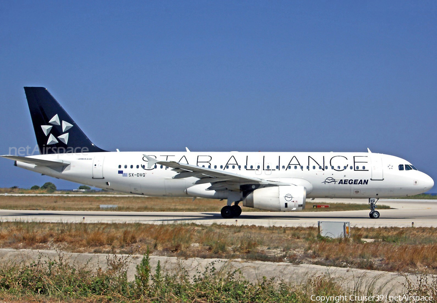 Aegean Airlines Airbus A320-232 (SX-DVQ) | Photo 296585