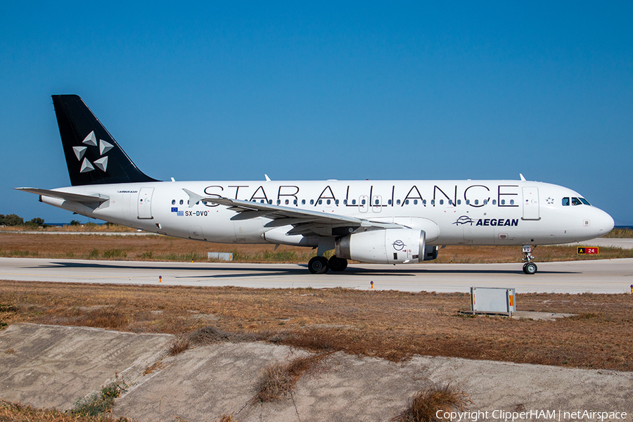 Aegean Airlines Airbus A320-232 (SX-DVQ) | Photo 415353