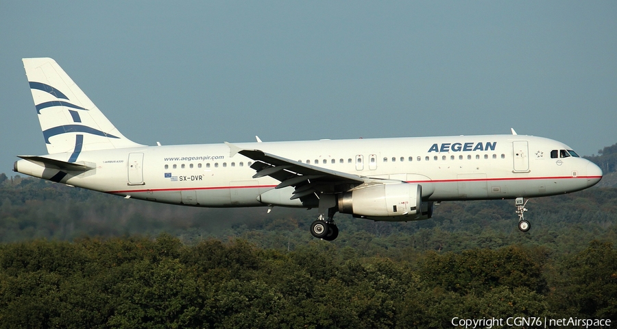 Aegean Airlines Airbus A320-232 (SX-DVR) | Photo 594051