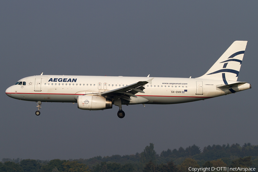 Aegean Airlines Airbus A320-232 (SX-DVR) | Photo 140808
