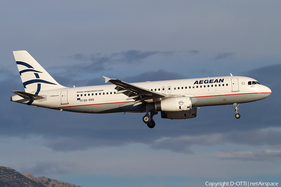 Aegean Airlines Airbus A320-232 (SX-DVS) | Photo 140809