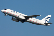 Aegean Airlines Airbus A320-232 (SX-DVS) at  Brussels - International, Belgium