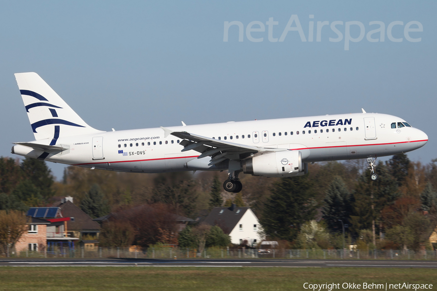 Aegean Airlines Airbus A320-232 (SX-DVS) | Photo 314012