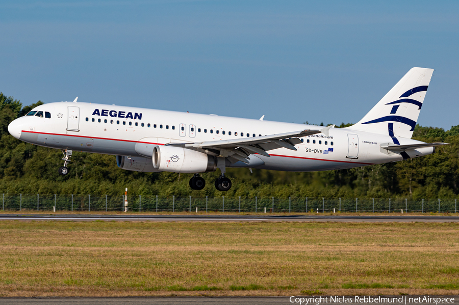 Aegean Airlines Airbus A320-232 (SX-DVS) | Photo 524676