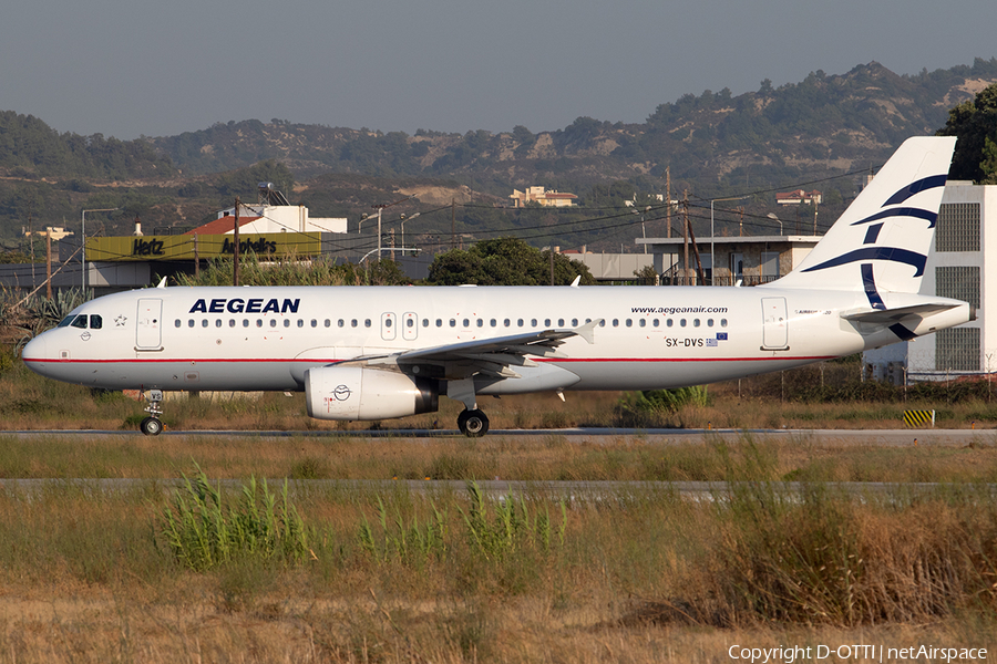 Aegean Airlines Airbus A320-232 (SX-DVS) | Photo 345400