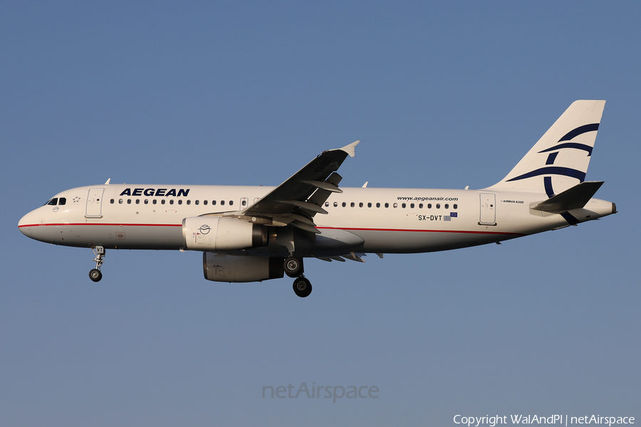 Aegean Airlines Airbus A320-232 (SX-DVT) | Photo 460987
