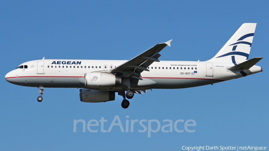 Aegean Airlines Airbus A320-232 (SX-DVT) | Photo 215904