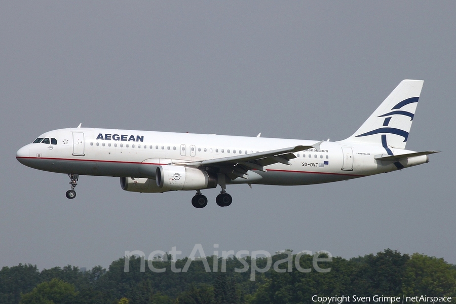 Aegean Airlines Airbus A320-232 (SX-DVT) | Photo 50681