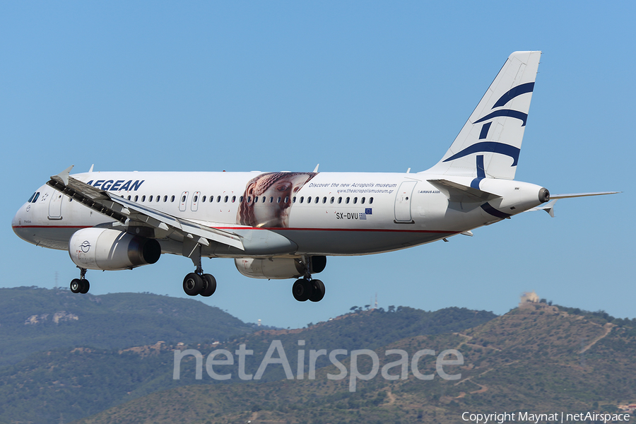 Aegean Airlines Airbus A320-232 (SX-DVU) | Photo 295895