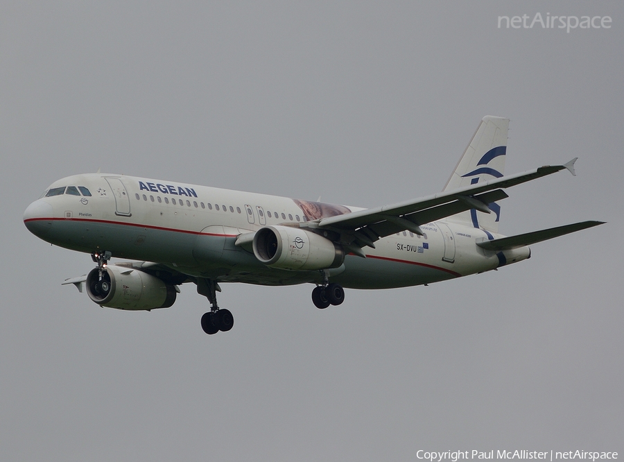 Aegean Airlines Airbus A320-232 (SX-DVU) | Photo 80155