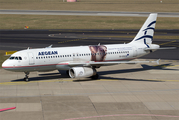 Aegean Airlines Airbus A320-232 (SX-DVU) at  Dusseldorf - International, Germany