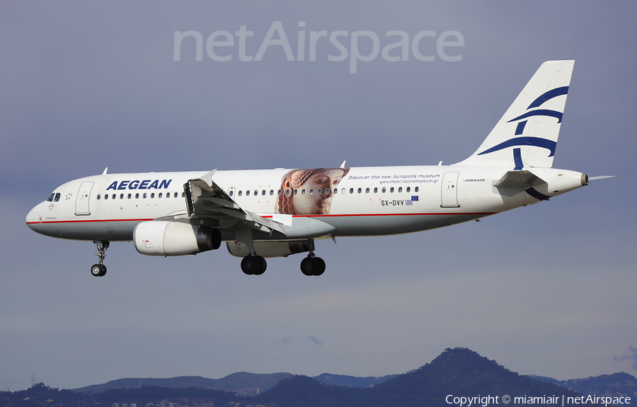 Aegean Airlines Airbus A320-232 (SX-DVV) | Photo 149184