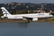 Aegean Airlines Airbus A320-232 (SX-DVV) at  Corfu - International, Greece