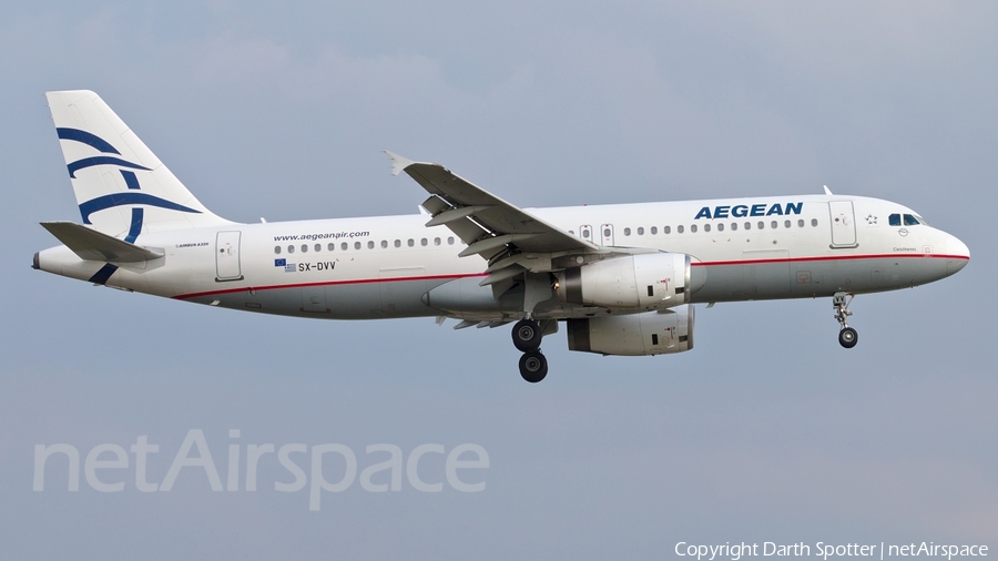 Aegean Airlines Airbus A320-232 (SX-DVV) | Photo 168368