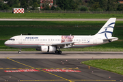 Aegean Airlines Airbus A320-232 (SX-DVV) at  Dusseldorf - International, Germany