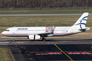 Aegean Airlines Airbus A320-232 (SX-DVV) at  Dusseldorf - International, Germany
