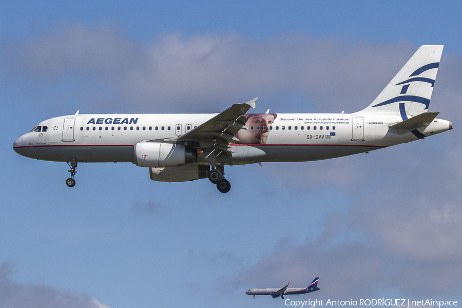 Aegean Airlines Airbus A320-232 (SX-DVV) | Photo 378581