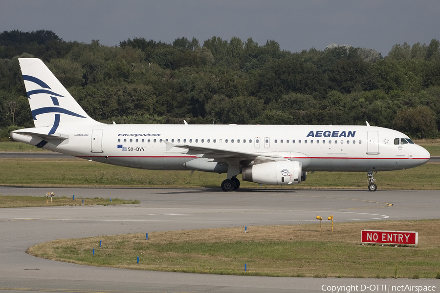 Aegean Airlines Airbus A320-232 (SX-DVV) | Photo 140812