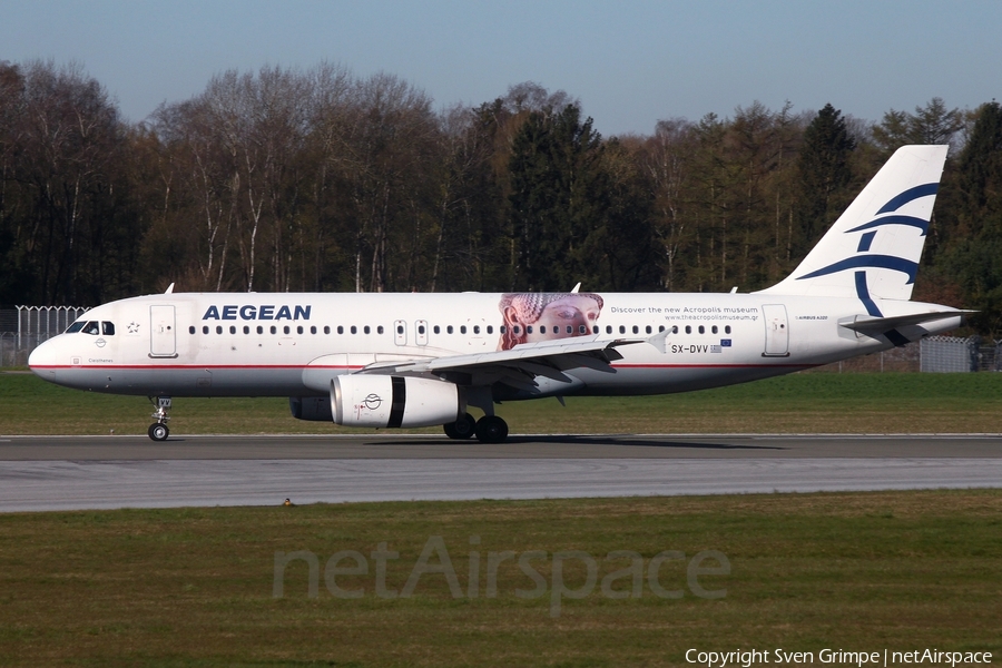 Aegean Airlines Airbus A320-232 (SX-DVV) | Photo 504768